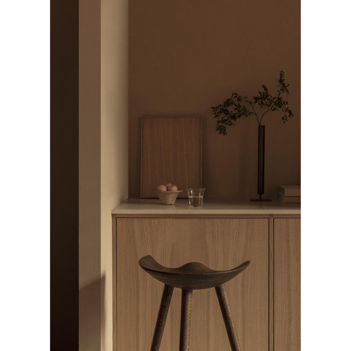 Audo Copenhagen ML42 barkruk H81 gezeept eiken, messing