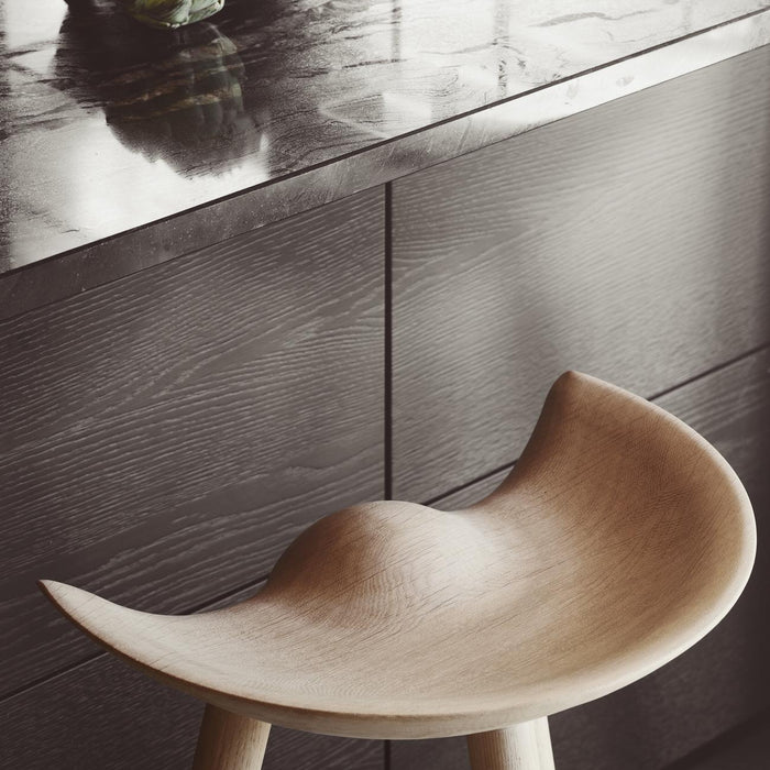 Audo Copenhagen ML42 barkruk H81 gezeept eiken, messing