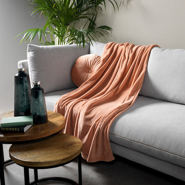 Dutch Decor plaid HARVEY - 150x200 cm Muted Clay