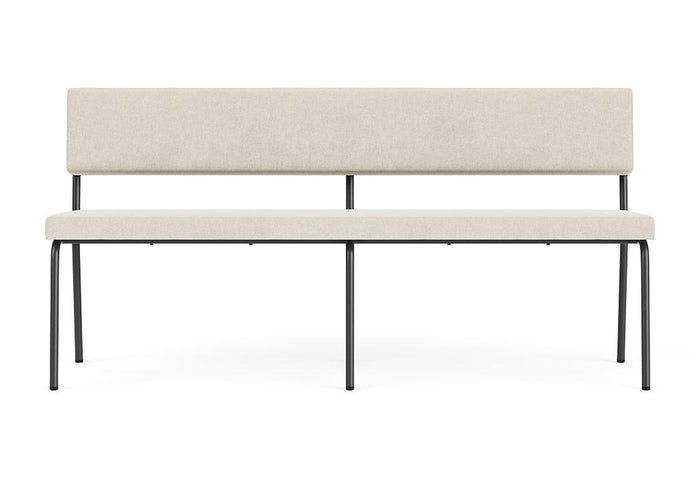 FÉST Monday eetbank 160 zwart Soil 01 natural