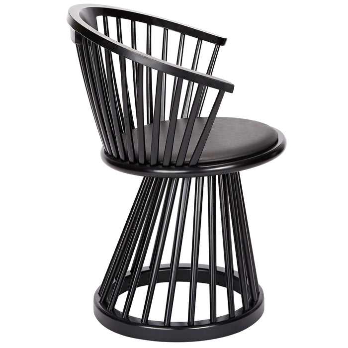 Tom Dixon Fan eetkamerstoel naturel