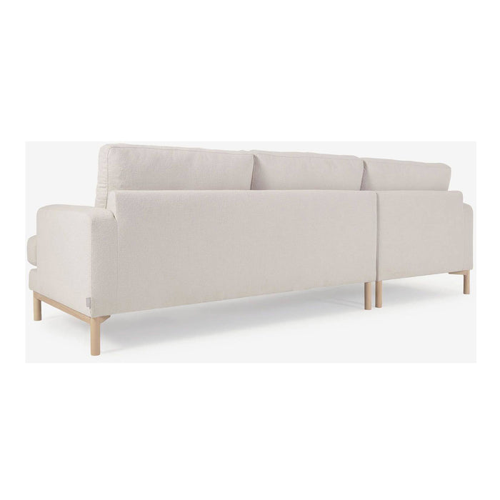 Kave Home Mihaela 3-Zitsbank Chaise Longue Rechts - Wit