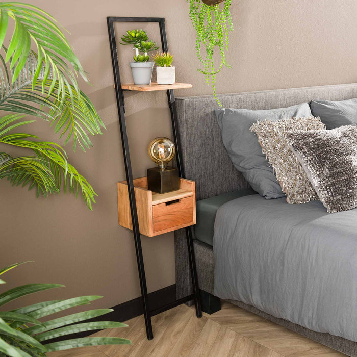 by fonQ Marly Nachtkastje - Acaciahout