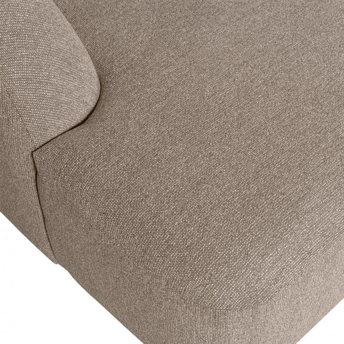 WOOOD Sloping U-bank – Chenille - Naturel Melange