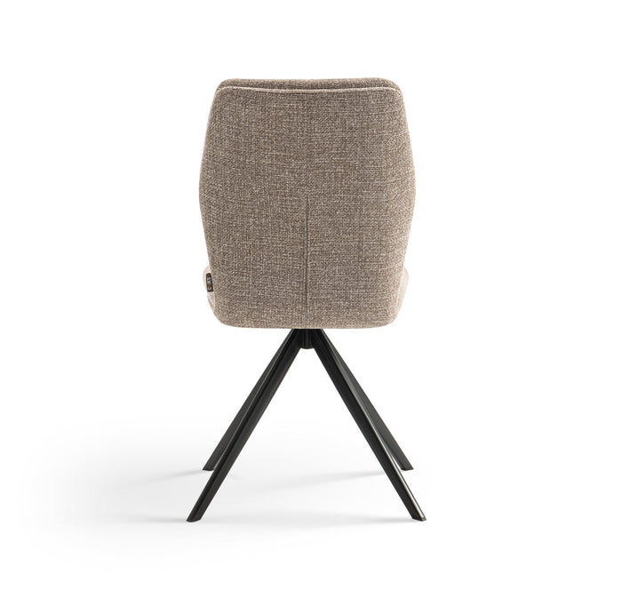 Furnihaus Eetkamerstoelen set van 2 - Emma - Taupe - Stof