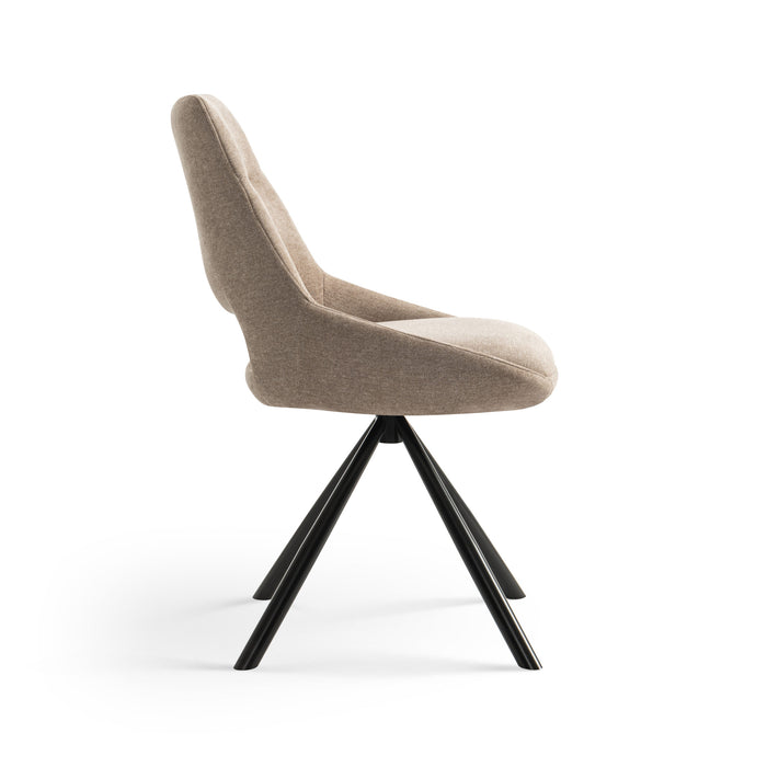 Furnihaus Eetkamerstoelen set van 2 - Tosca - Taupe - Stof