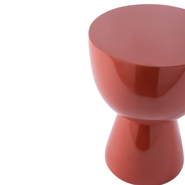 POLSPOTTEN Tip Tap Bijzettafel - Koraalrood