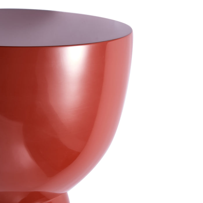 POLSPOTTEN Tip Tap Bijzettafel - Koraalrood