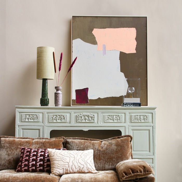 HKliving Jute Lampenkap Ø 22 cm - Jade Green