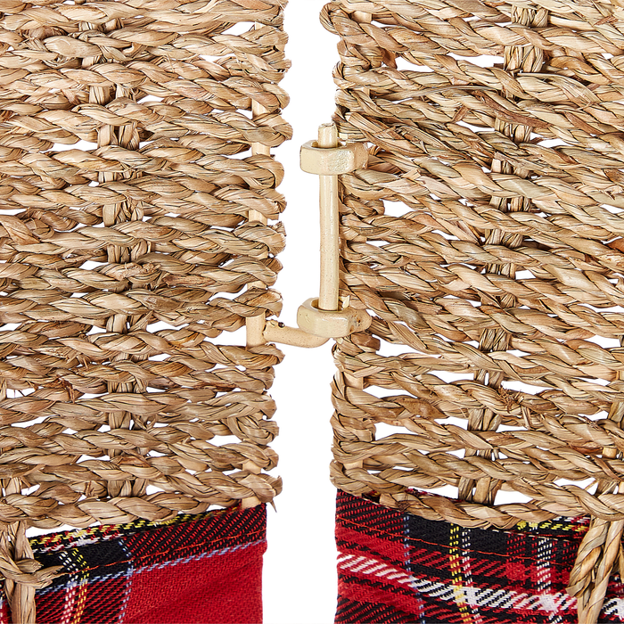 Beliani - MARCHE - Kerstboommand - Naturel - Zeegras