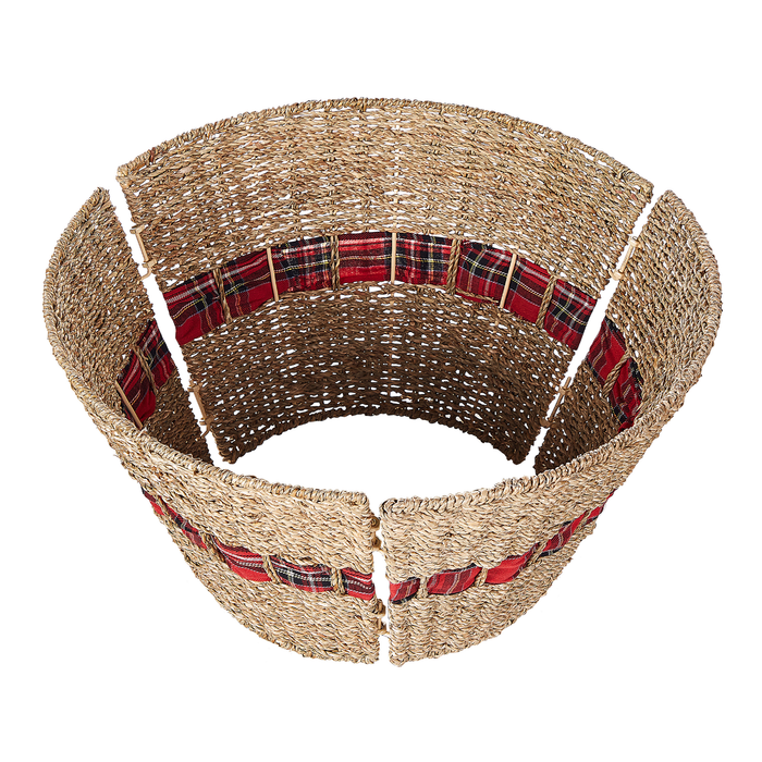 Beliani - MARCHE - Kerstboommand - Naturel - Zeegras