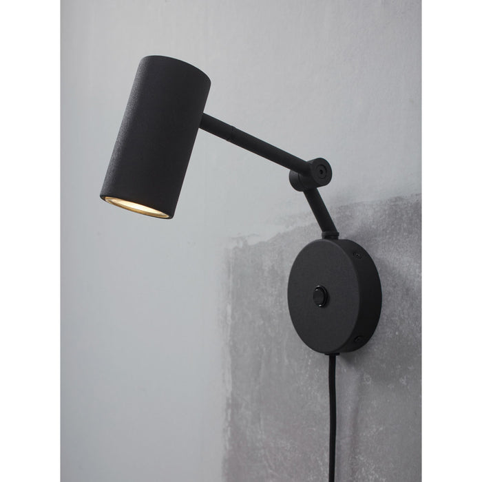 it's about RoMi Wandlamp Montreux - Zwart - 10.5x21.5x18cm