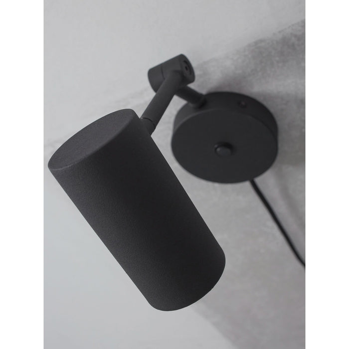 it's about RoMi Wandlamp Montreux - Zwart - 10.5x21.5x18cm