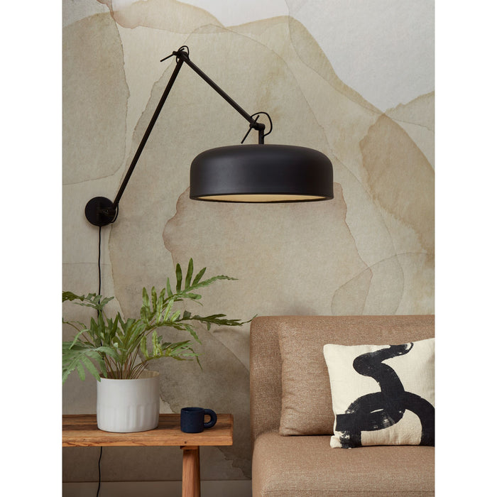 it's about RoMi Wandlamp Marseille - Zwart - Ø48cm