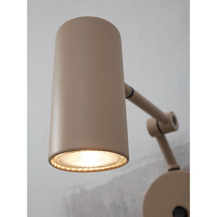 it's about RoMi Wandlamp Montreux - Grijs - 10.5x21.5x18cm