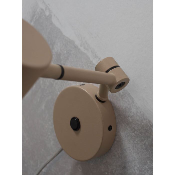 it's about RoMi Wandlamp Montreux - Grijs - 10.5x21.5x18cm