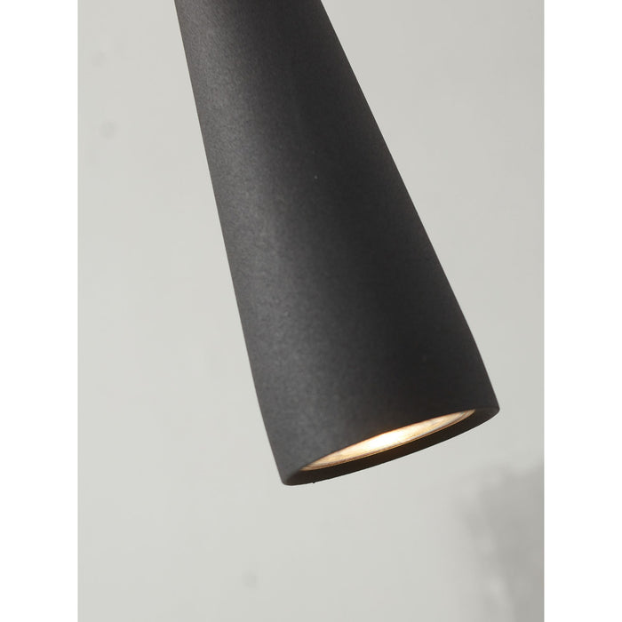 it's about RoMi Hanglamp Bordeaux - Zwart - 6x6x26cm