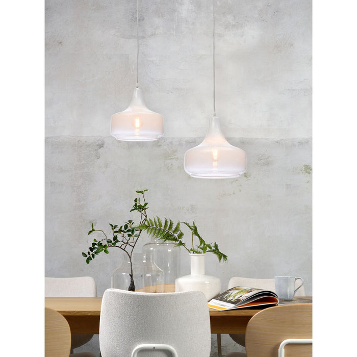 it's about RoMi Hanglamp Reykjavik - Wit - 20x20x21cm