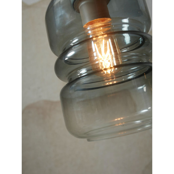 it's about RoMi Hanglamp Verona - Grijs - 15x15x30cm