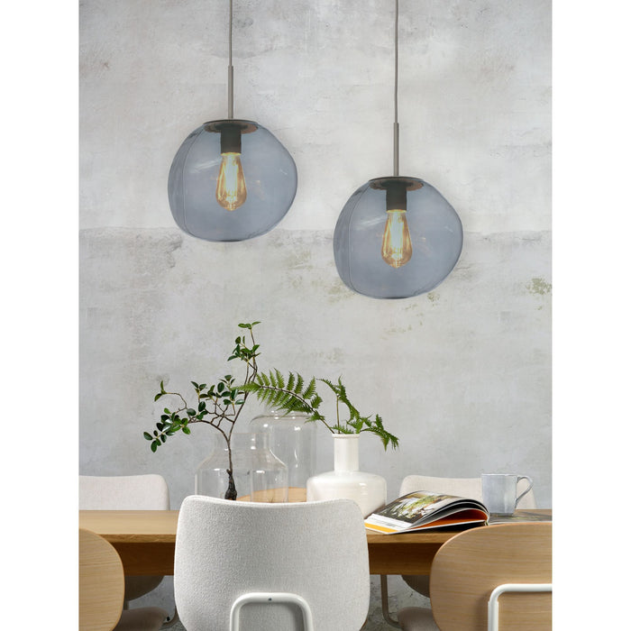 it's about RoMi Hanglamp Helsinki - Grijs - 26x26x37.5cm