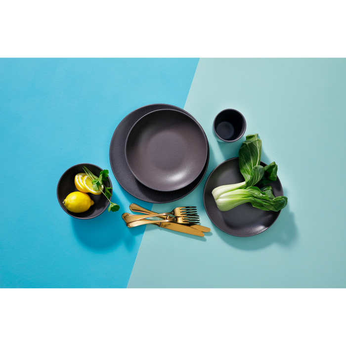 Mammoet Serviesset Spirit Stoneware 6-persoons 30-delig Grijs