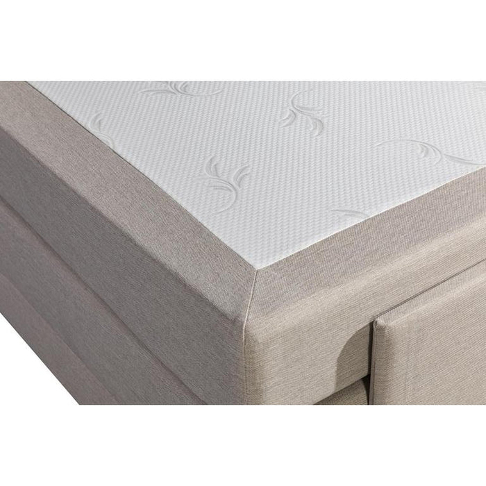 Mörgenn Elektrische boxspring Doha Beige 180x200 inclusief montage