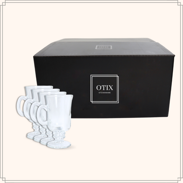 OTIX Irish Coffee glazen Latte macchiato Koffietassen 4 stuks 240ml...