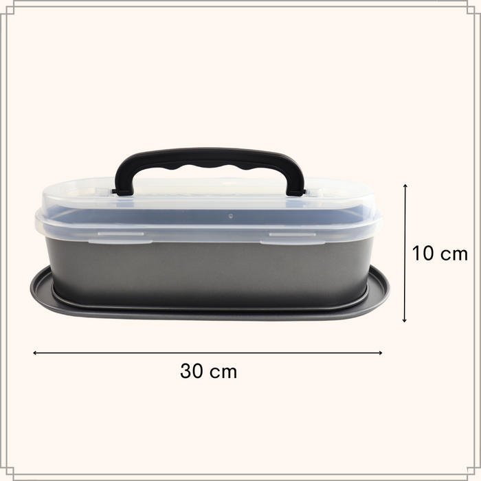OTIX Springvorm 30cm Cakevorm met deksel Slof bakvorm Sloffenring