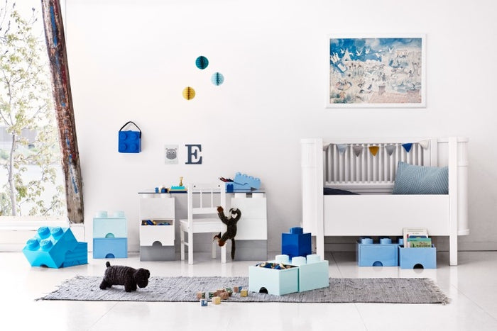 LEGO® Brick 4 Opbergbox Met Lade - Lichtblauw