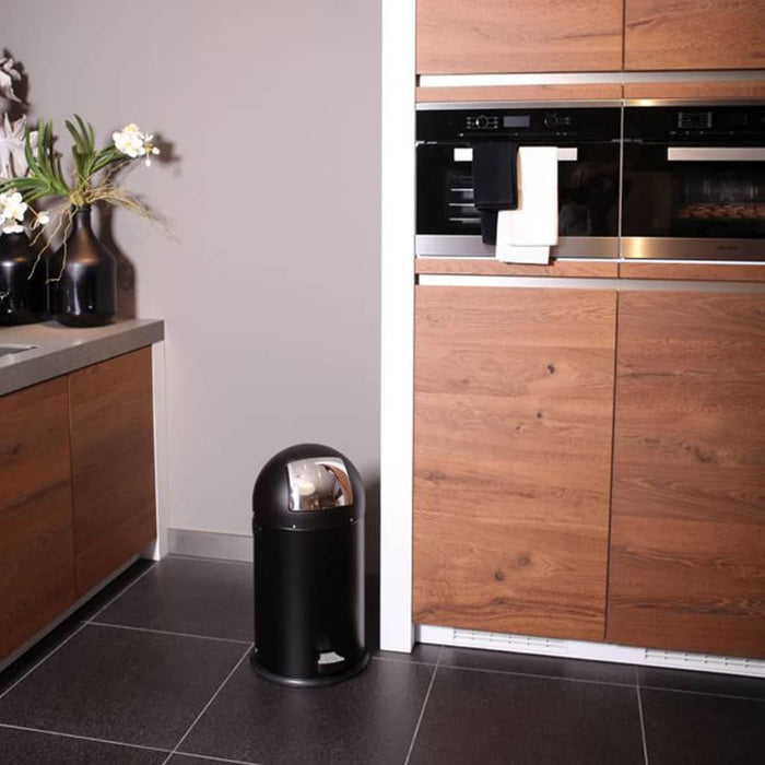 EKO Vuilnisbak Mat zwart