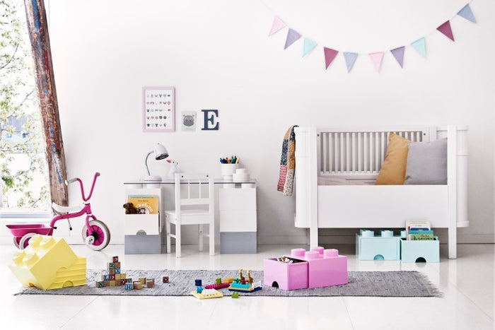 LEGO® Brick 4 Opbergbox Met Lade - Roze