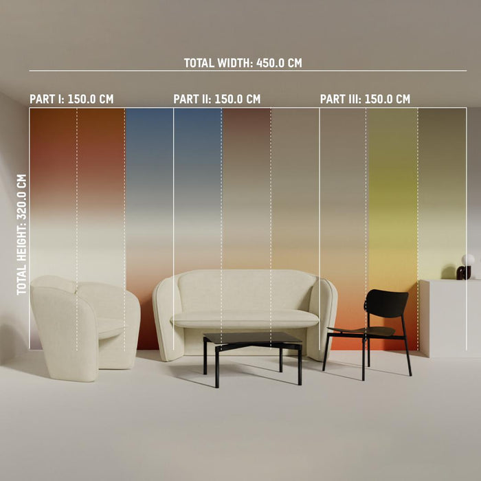 Petite Friture Panorama by Carole Baijings behang Afternoon Part 1