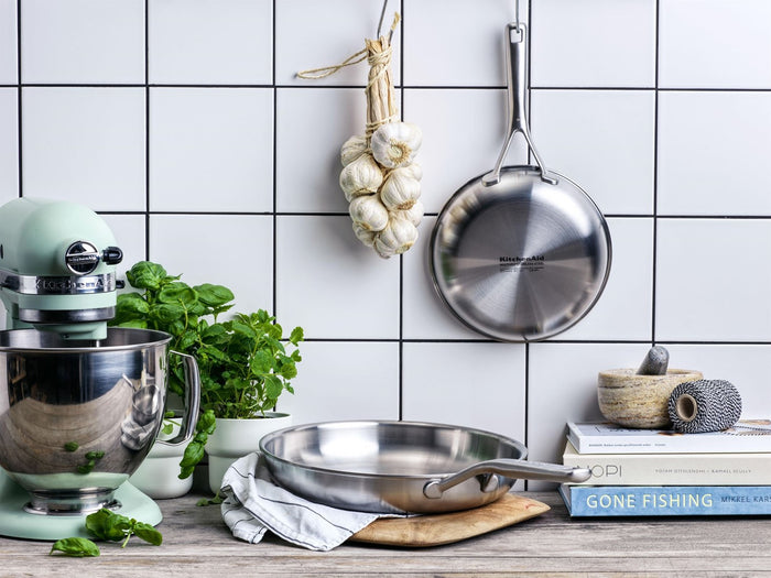 KitchenAid Multi-Ply Stainless Steel 2-delige Pannen set 20cm - 28cm