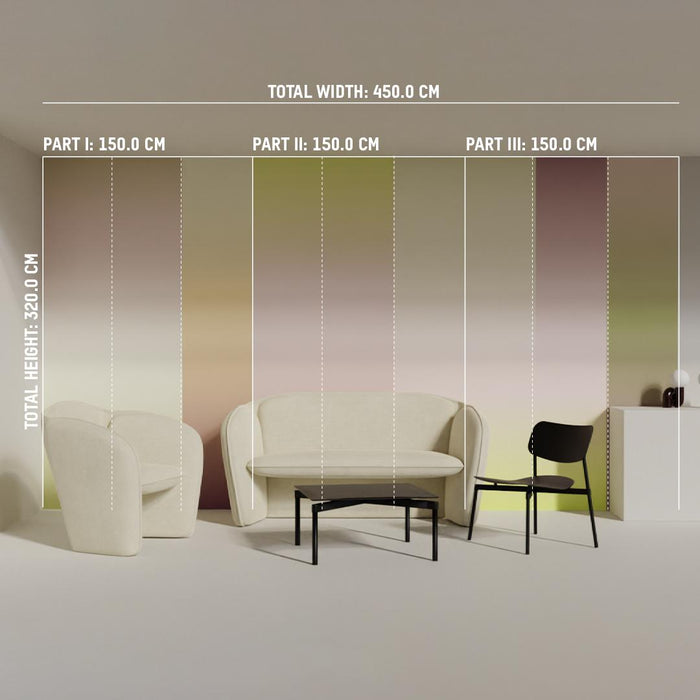 Petite Friture Panorama by Carole Baijings behang Midday Part 3