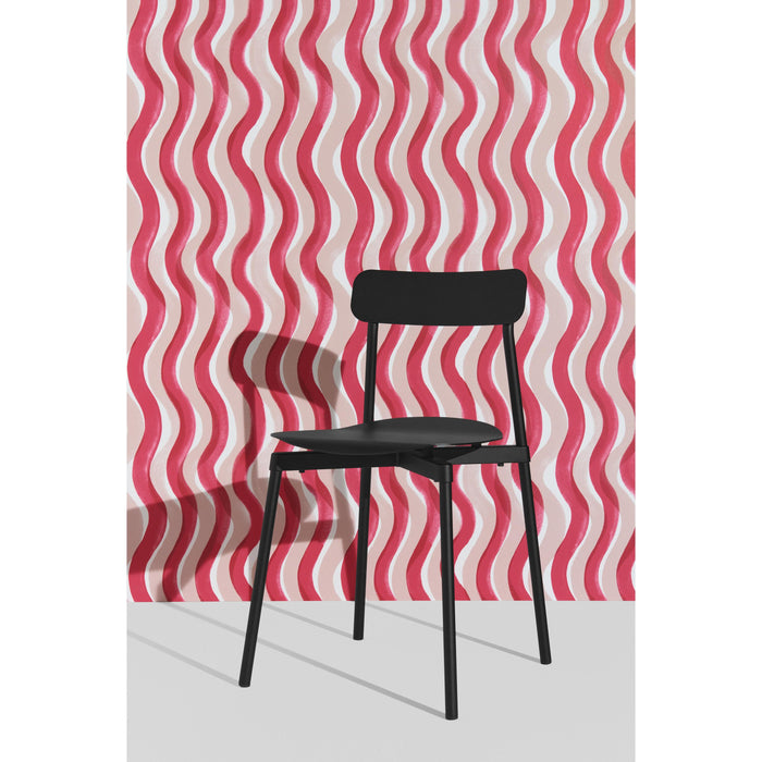 Petite Friture Gaufrette by Les Crafties behang Red