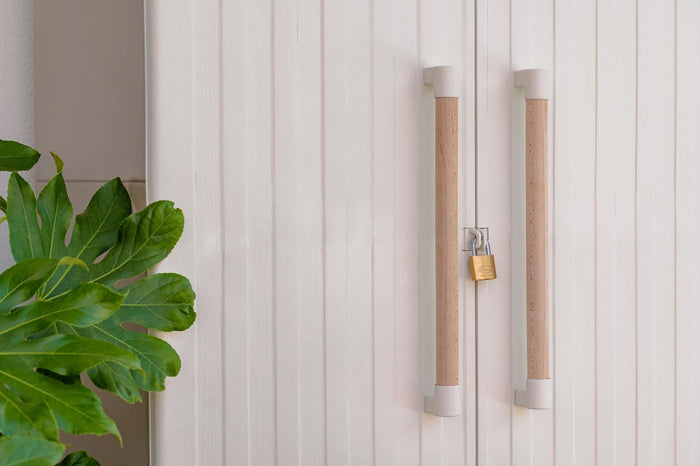 Keter Opbergkast met schappen Groove beige en zandkleurig