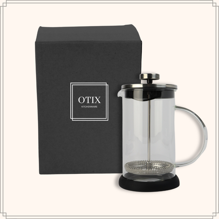 OTIX Cafetière French press Koffie en Theemaker Transparant 800 ml...
