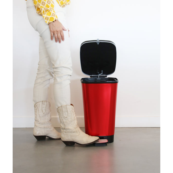 Kis Chic Bin Pedaalemmer - 30L - rood