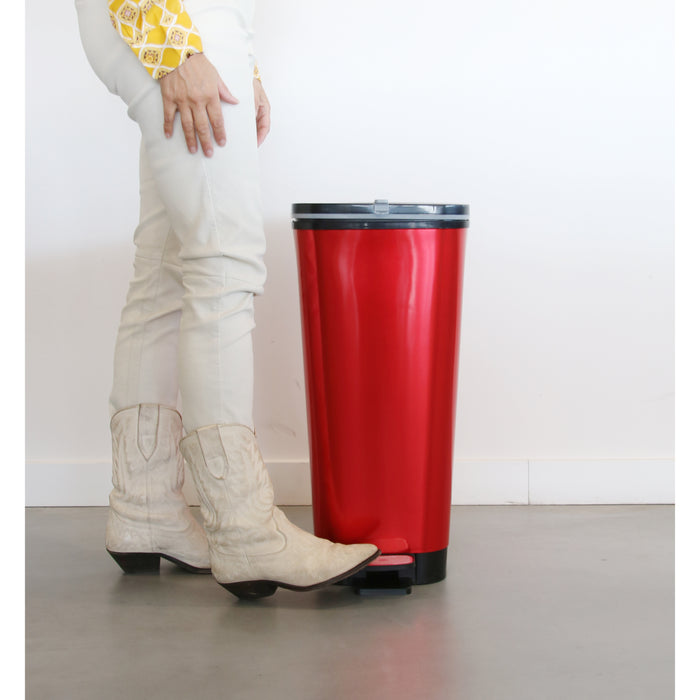 Kis Chic Bin Pedaalemmer - 50L - rood