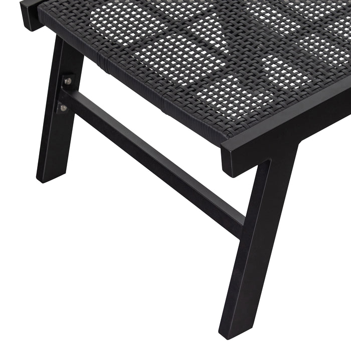 Woood Puk Hocker - Zwart