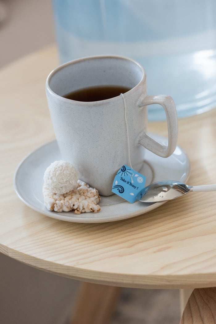 J-Line kop Noa - keramiek - wit - 6 stuks