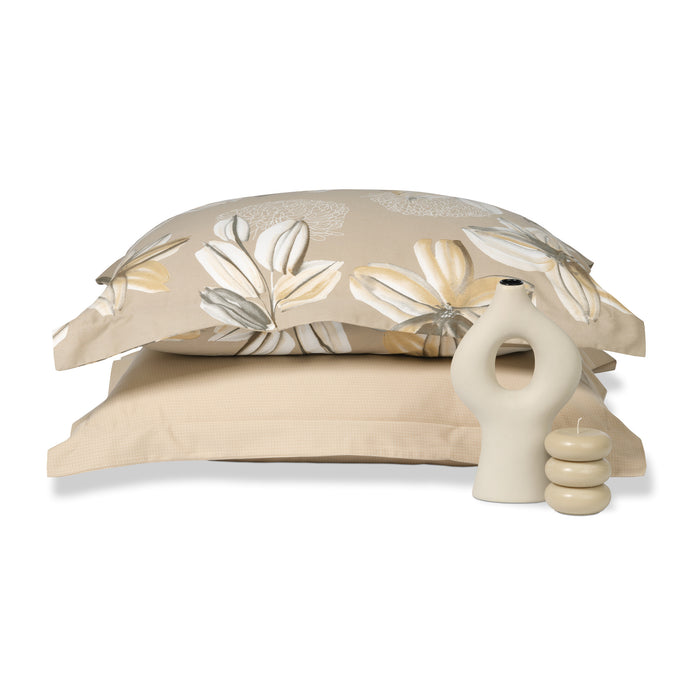 Vandyck - Dekbedovertrek DOTS Latte 200x220 cm (satijnkatoen)