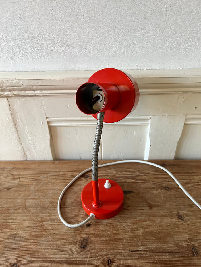 Reliving Vintage Retro Bureaulampje Met Mooie Felle Kap Kerst