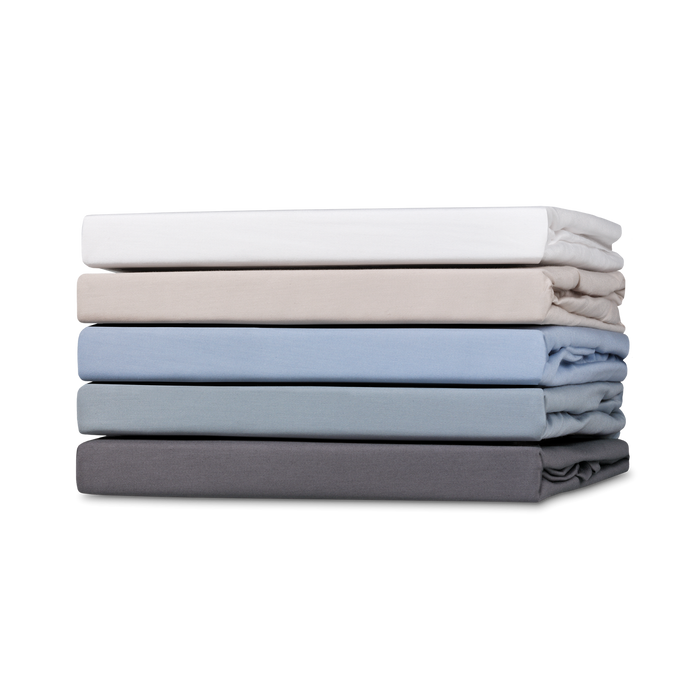 Satin Hoeslaken Sand | 160 x 200 cm | Beige | Bruin | Satijnkatoen