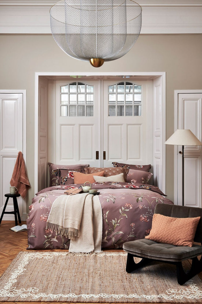 Dekbedovertrek Morning Star Fudge | 240 cm x 240 cm | Bruin