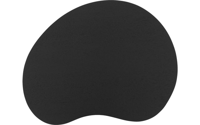 Goossens Salontafel Saya in Eiken soft touch lak zwart ral 9005