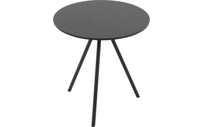 Goossens Salontafel Bo in Eiken soft touch lak zwart ral 9005