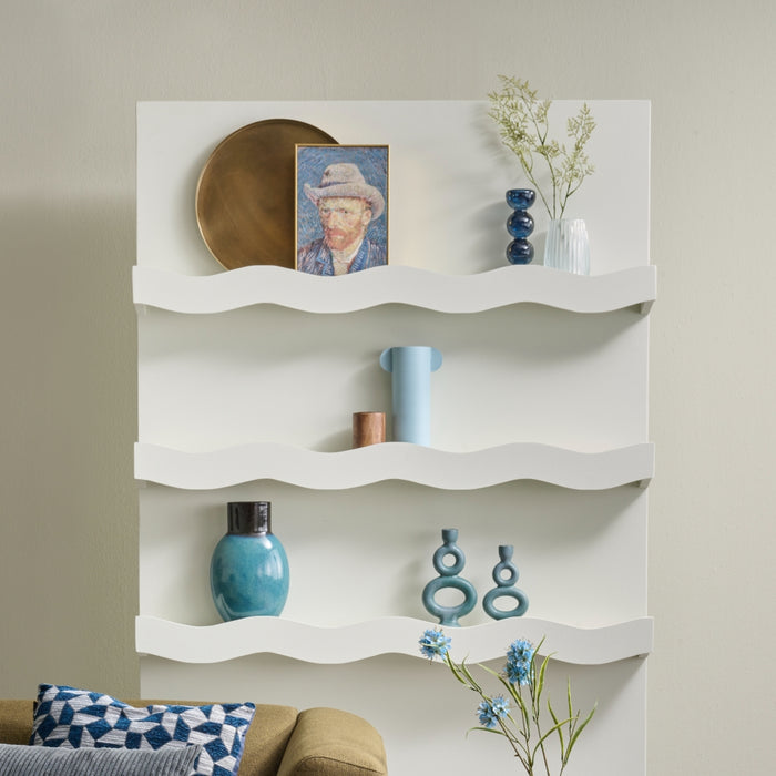 Mica Decorations Kandelaar Infinity - Blauw - Keramiek