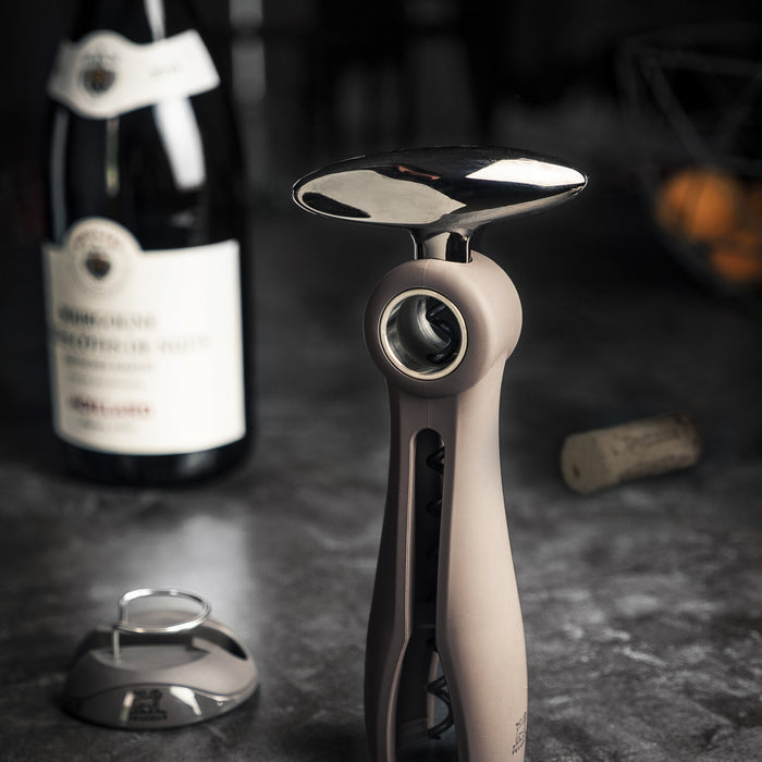 Peugeot Salma kurkentrekker met wormschroef en dopsnijder - grijs