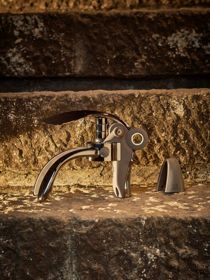 Peugeot Baltaz kurkentrekker met hefboom en dopsnijder - grijs